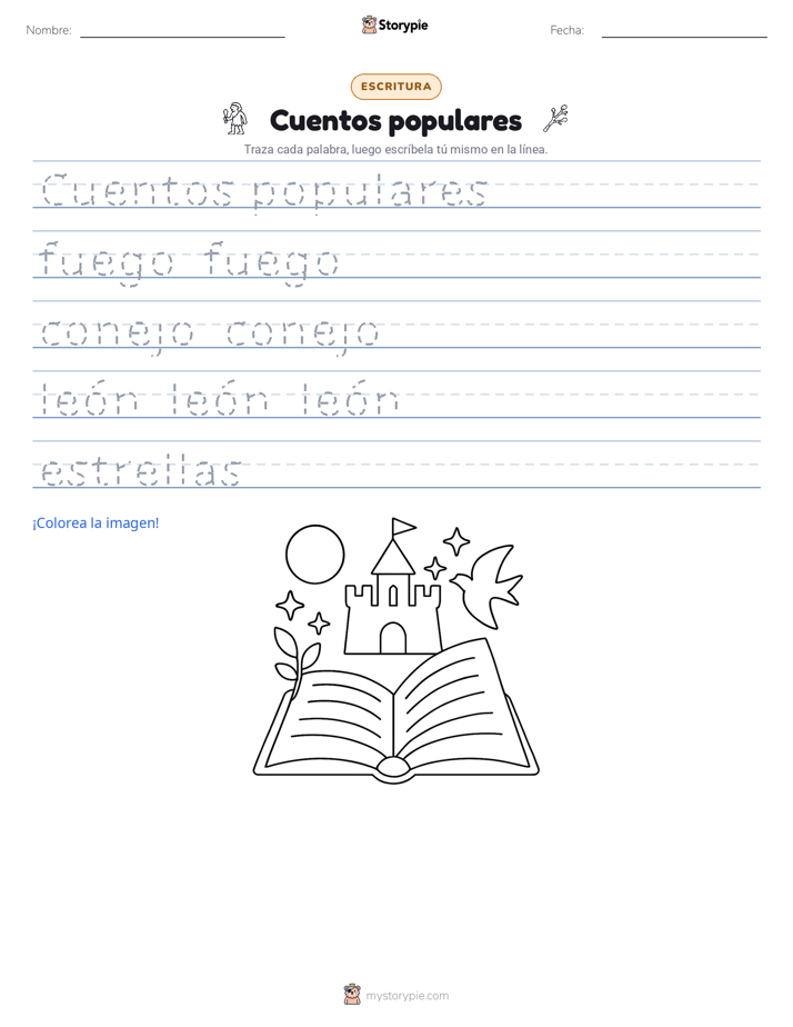 Práctica de Escritura