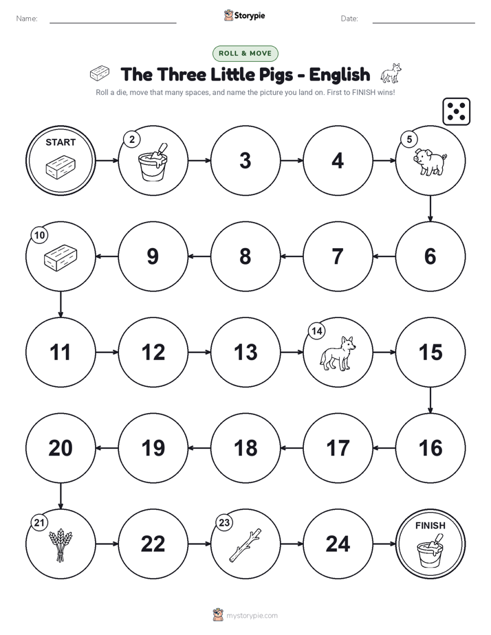 Roll & Move Game