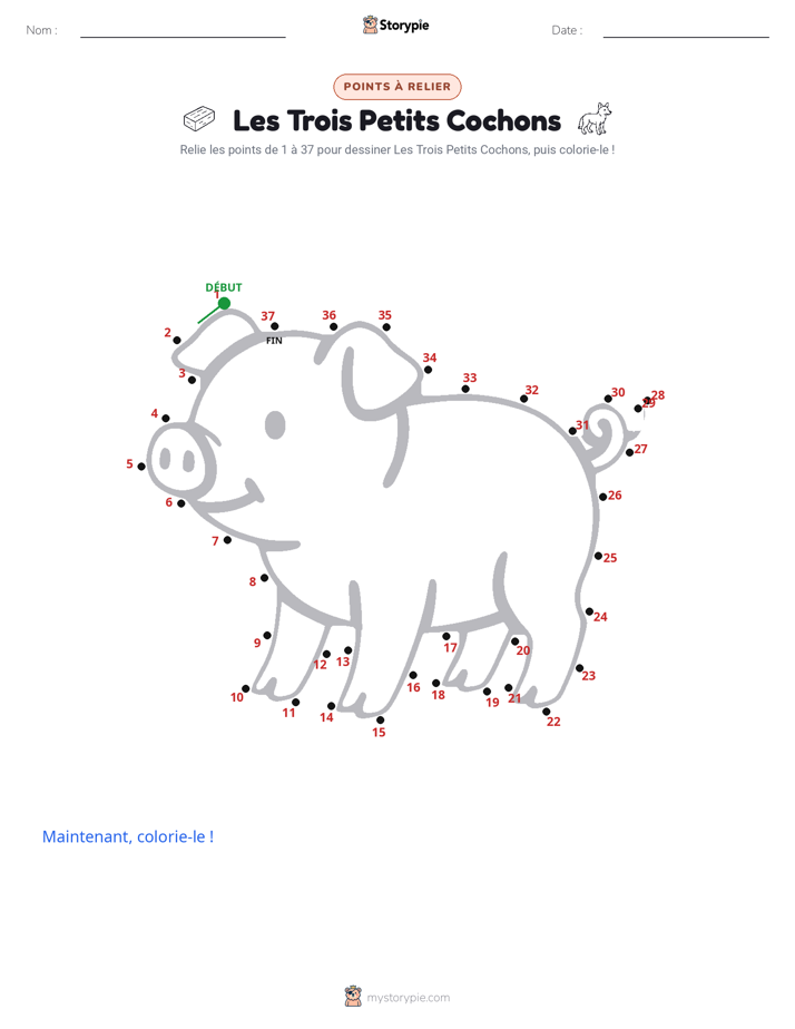 Relie les points