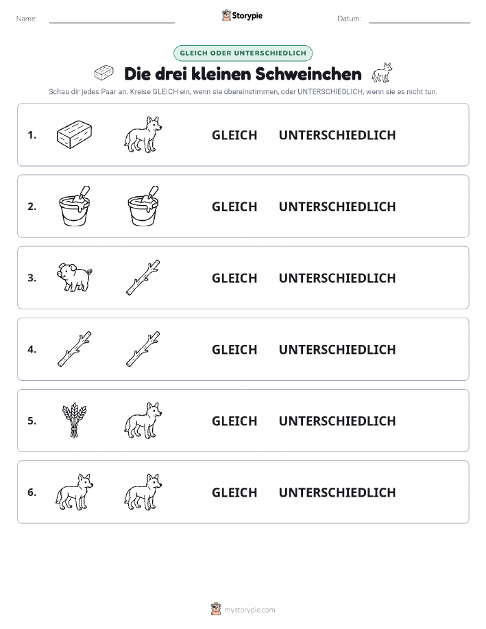 Gleich oder Anders