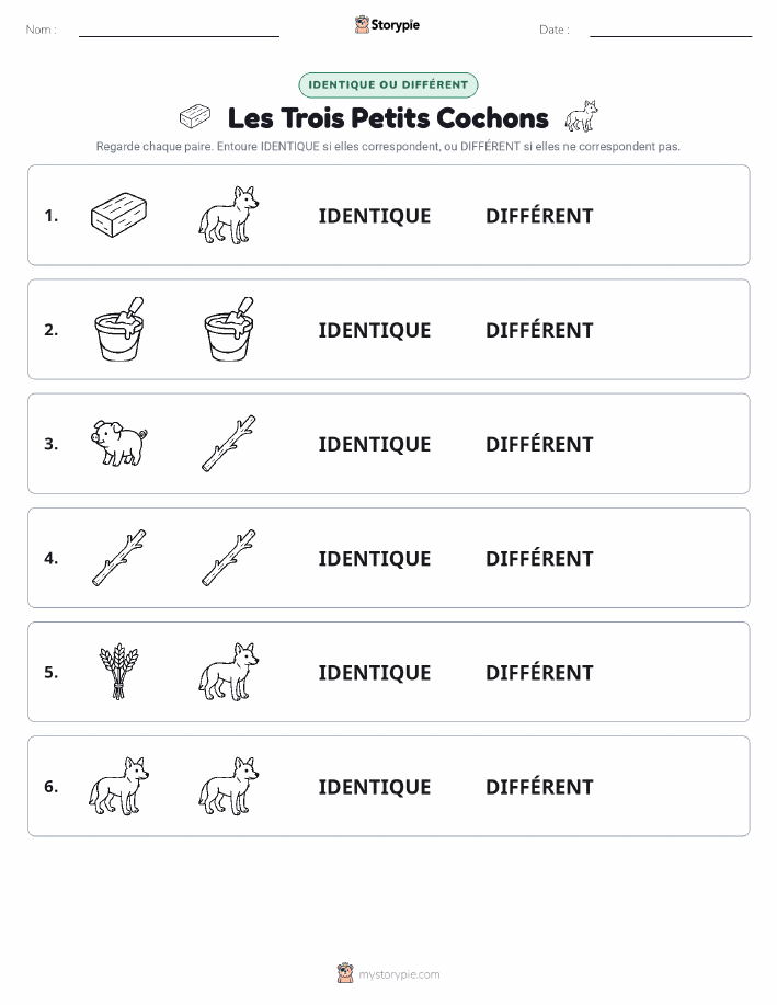 Identique ou Différent