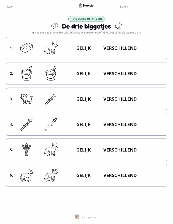 Zelfde of Verschillend