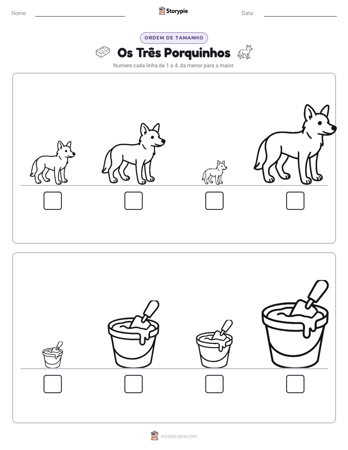 Ordem de Tamanho
