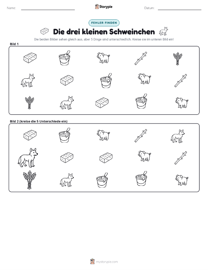 Finde den Unterschied
