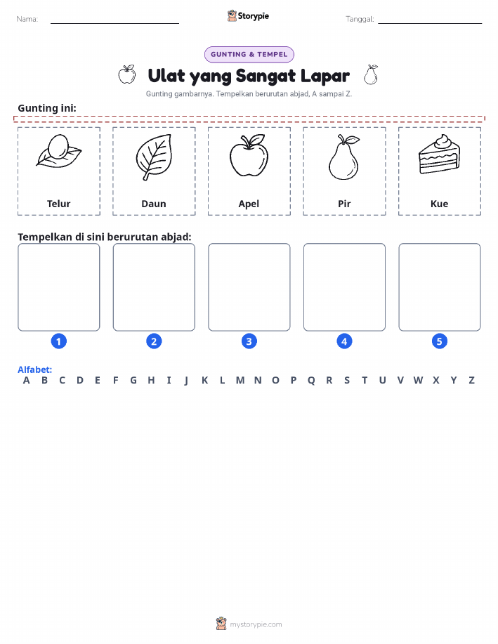 Potong & Tempel Huruf