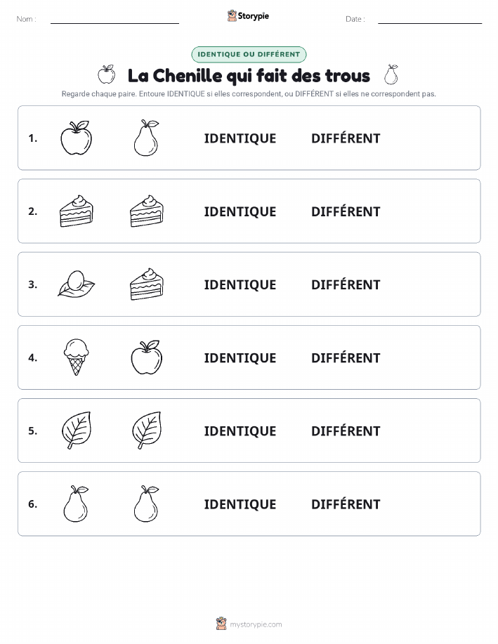 Identique ou Différent