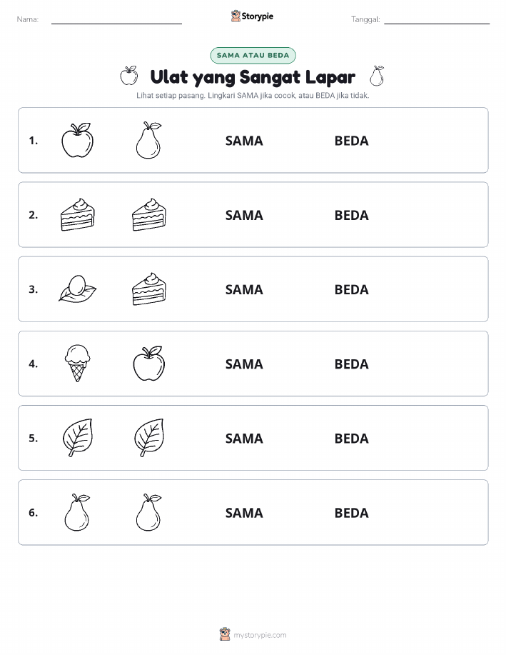 Sama atau Berbeda