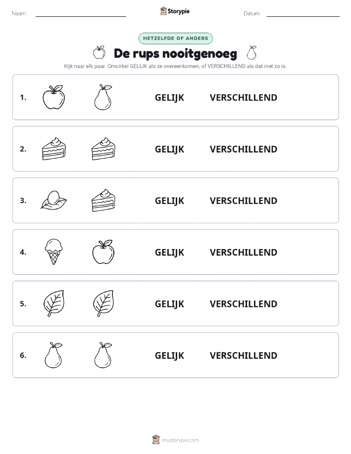 Zelfde of Verschillend