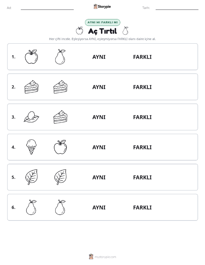Aynı mı Farklı mı