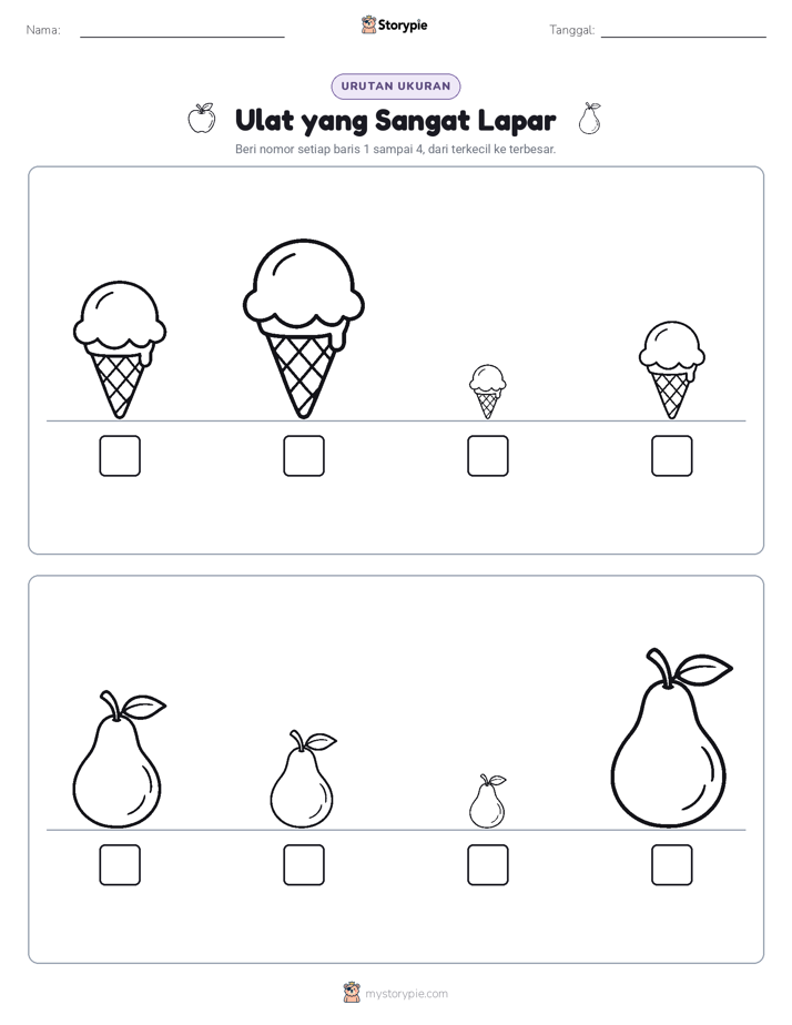 Urutan Ukuran
