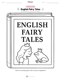 English Fairy Tales coloring page for kids