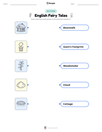 English Fairy Tales printable worksheet for kids