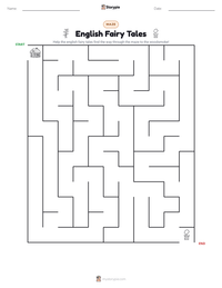 English Fairy Tales printable worksheet preview