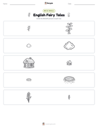 English Fairy Tales printable worksheet preview