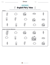 English Fairy Tales printable worksheet preview