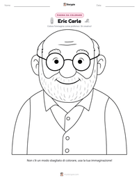 Anteprima della scheda stampabile di Eric Carle