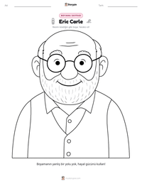 Eric Carle yazdırılabilir çalışma sayfası önizlemesi