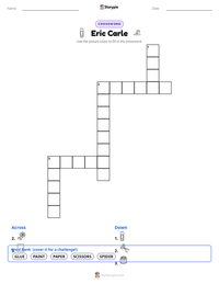 Eric Carle printable worksheet preview