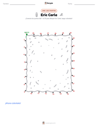Vista previa de la hoja de trabajo imprimible de Eric Carle