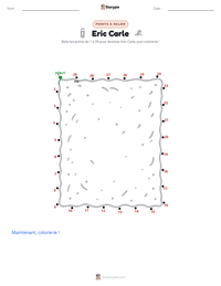 Aperçu de la feuille de travail imprimable Eric Carle