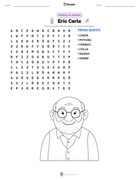 Anteprima della scheda stampabile di Eric Carle