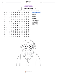 Eric Carle yazdırılabilir çalışma sayfası önizlemesi