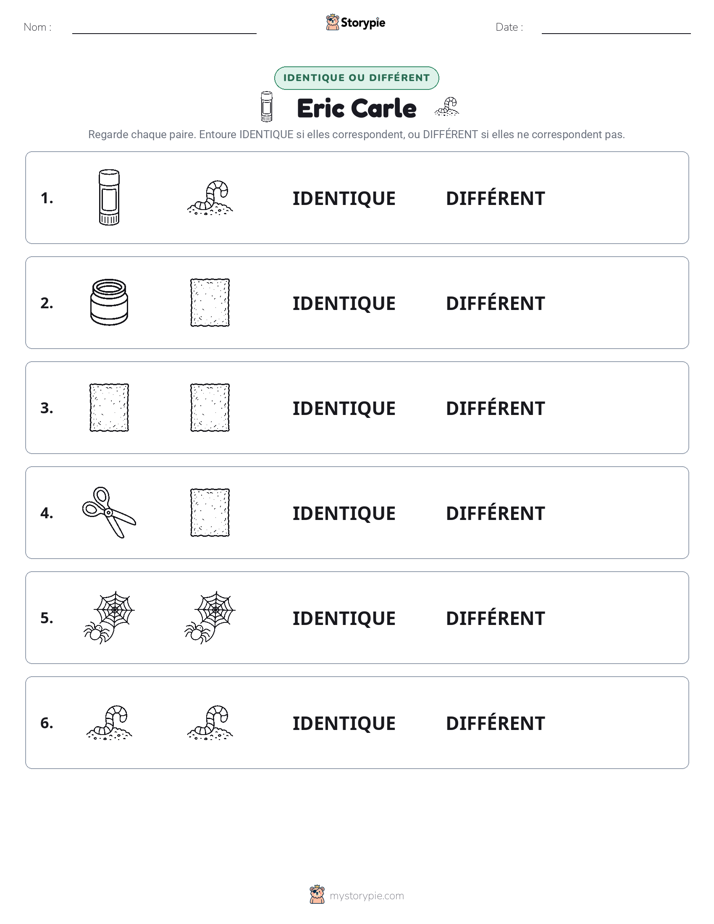 Identique ou Différent