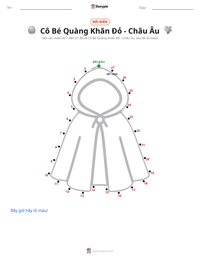 Xem trước tài liệu in sẵn Cô bé quàng khăn đỏ - Châu Âu