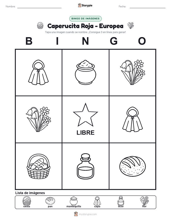 Bingo de Imágenes