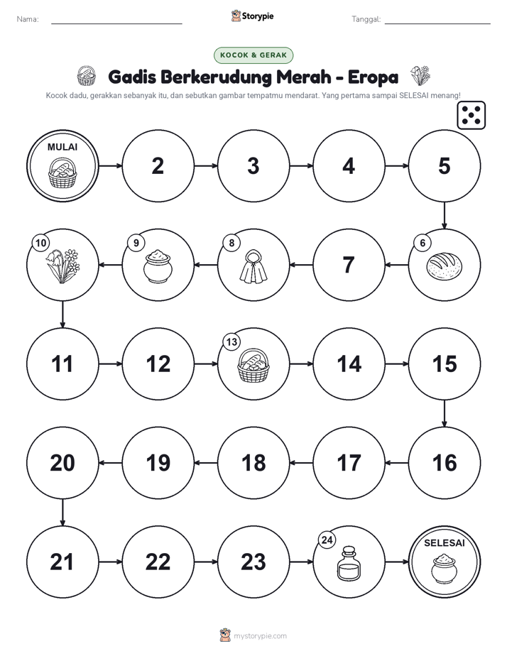 Permainan Gulung & Pindah