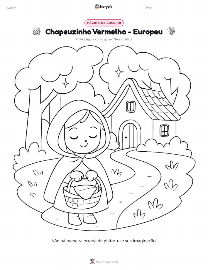 Página para colorir