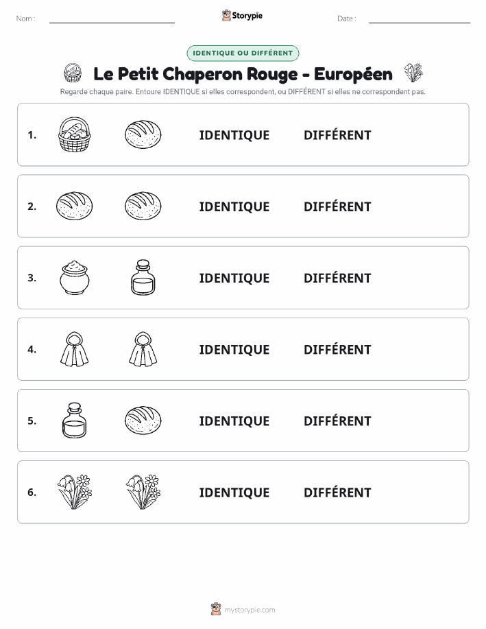 Identique ou Différent