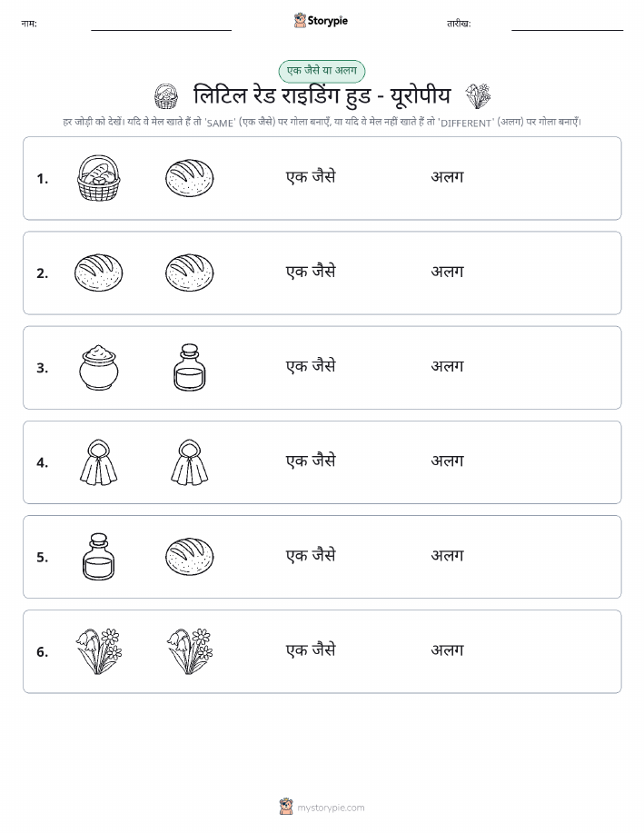 समान या भिन्न
