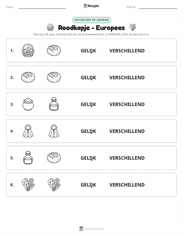 Zelfde of Verschillend