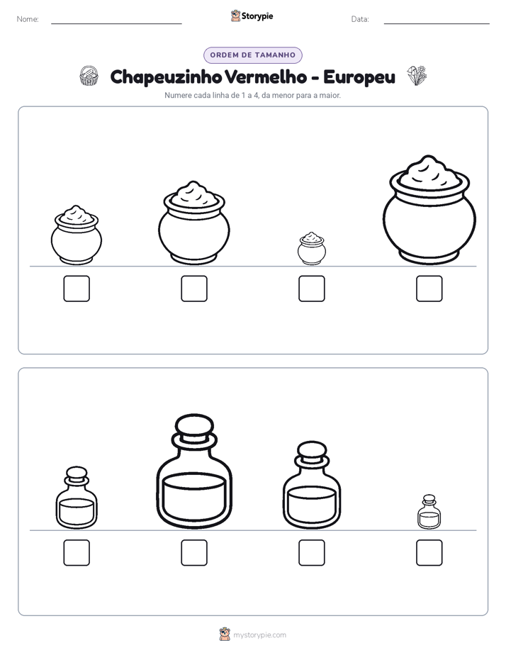 Ordem de Tamanho