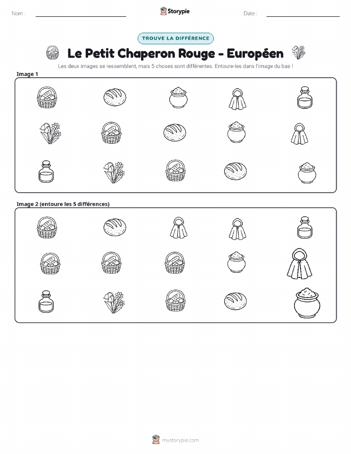 Trouvez les Différences