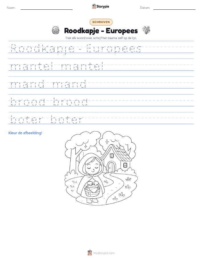 Schrijf Oefening