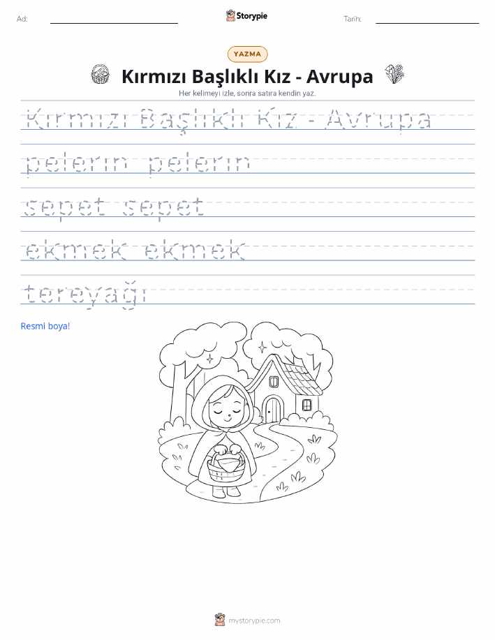 Yazma Pratiği