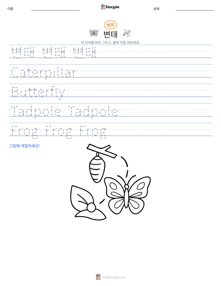 쓰기 연습