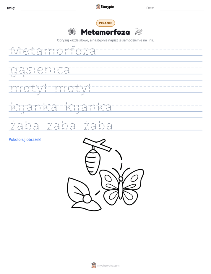 Ćwiczenie Pisania