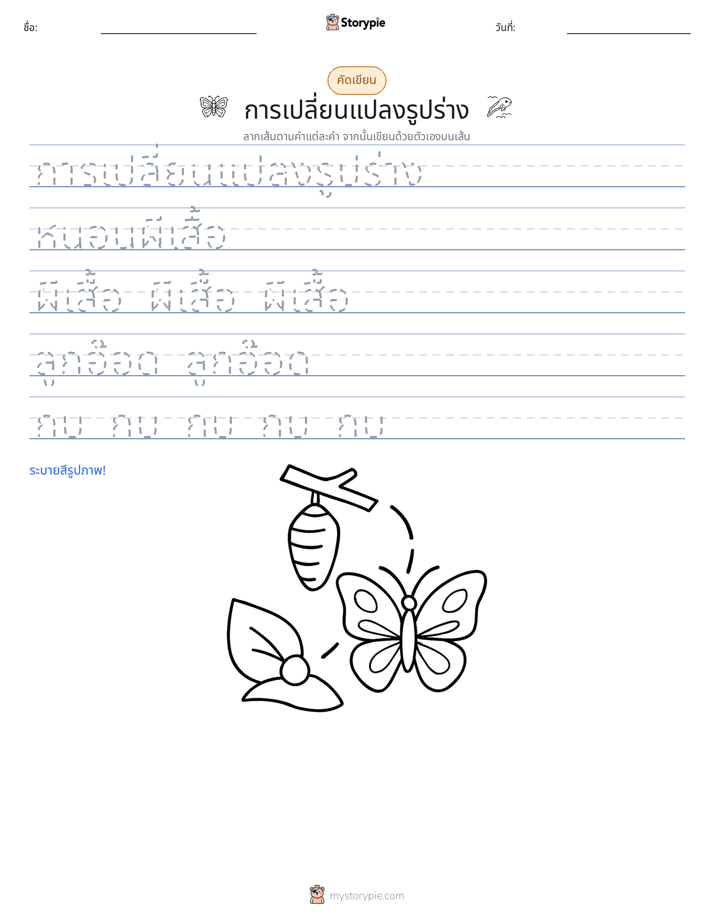 การฝึกเขียน
