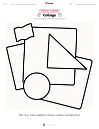 Anteprima della scheda stampabile di Collage