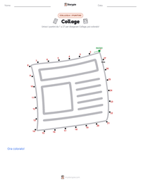Anteprima della scheda stampabile di Collage