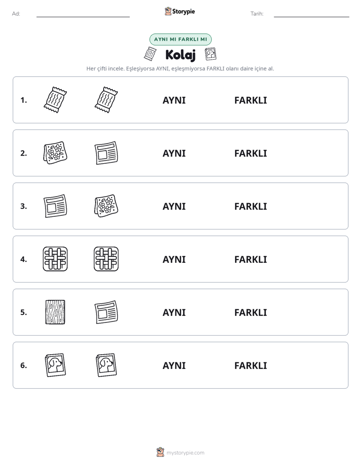 Aynı mı Farklı mı