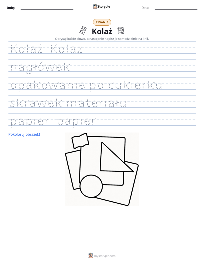 Ćwiczenie Pisania