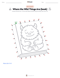 Where the Wild Things Are (book) printable worksheet preview