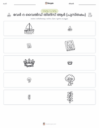 വേർ ദി വൈൽഡ് തിംഗ്സ് ആർ പ്രിന്റ് ചെയ്യാവുന്ന വർക്ക്‌ഷീറ്റ് മുൻകൂർ കാഴ്ച