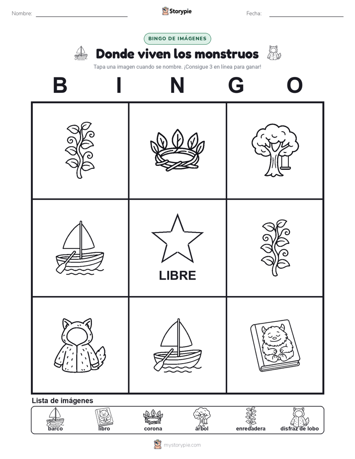 Bingo de Imágenes