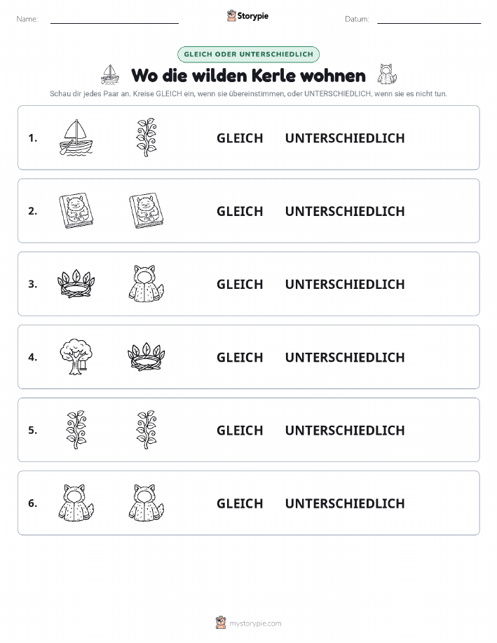 Gleich oder Anders