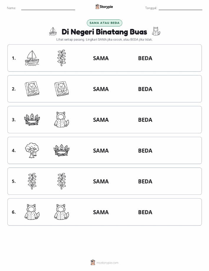 Sama atau Berbeda
